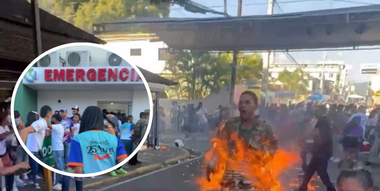 Están en condiciones críticas los diez niños y un adulto afectados por el incendio en Salcedo