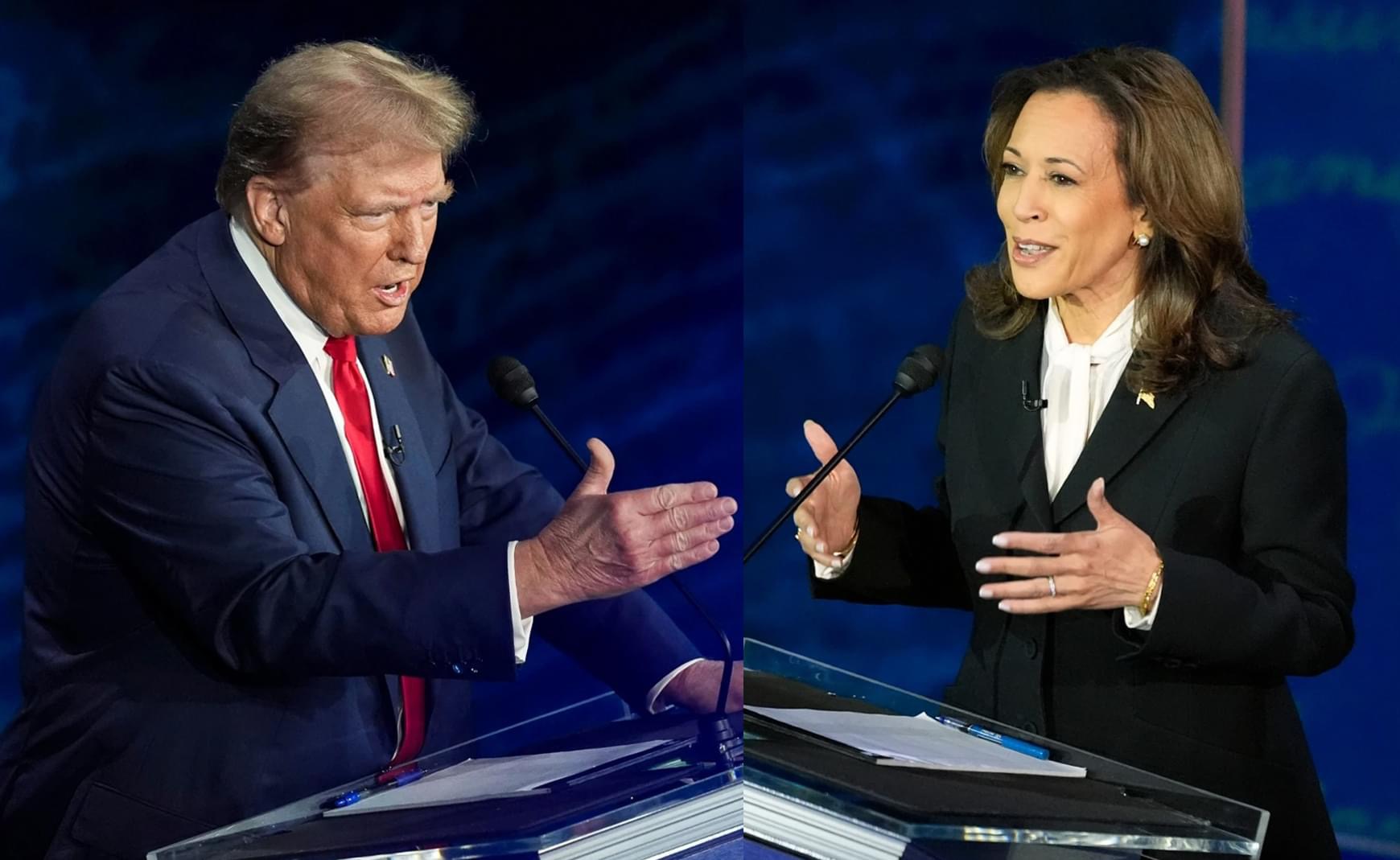 Trump y Harris detallan sus contrastantes visiones durante intenso debate presidencial