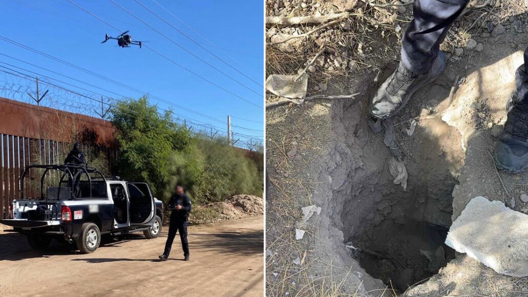 Descubren con drones un «narcotúnel» en la frontera entre EE.UU. y México