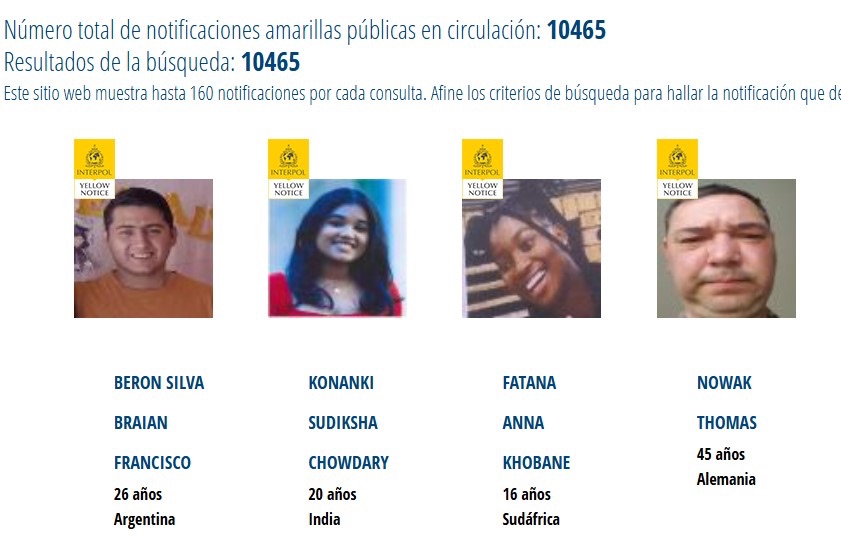 Interpol emite alerta amarrilla por Sudiksha Konanki