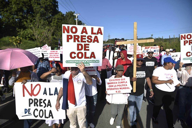 Tensión en Sánchez Ramírez: Continúa conflicto entre Barrick Gold y seis comunidades por nueva presa de colas