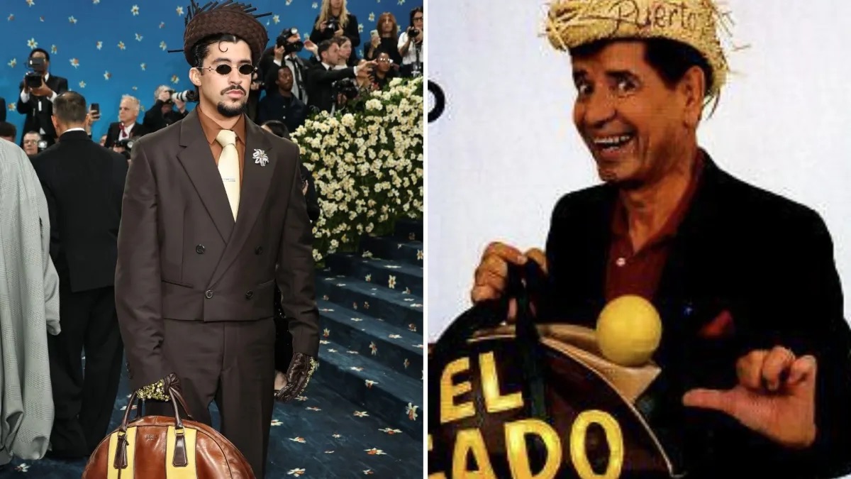 Bad Bunny habría inspirado su look del Met Gala en el legendario comediante boricua Tavín