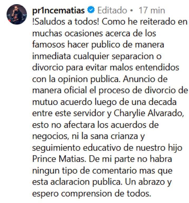 Separación de Santiago Matías y Charylie Alvarado se hace pública 1 img 6556 1