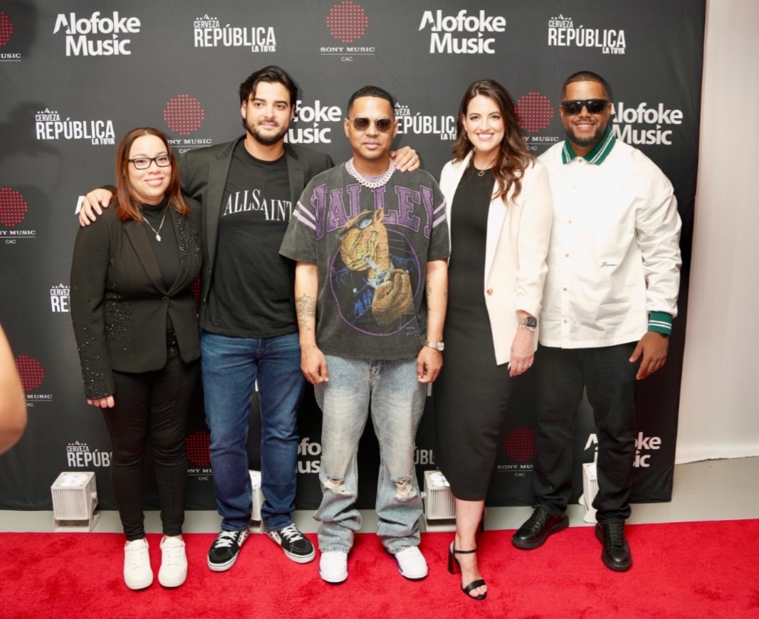 Alofoke y Sony Music celebraron en Miami histórica alianza para internacionalizar la música urbana latina