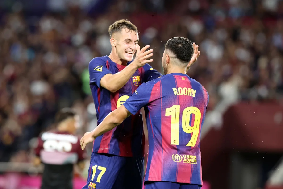 1-3. Los debutantes Bardghji y ‘Dro’ se lucen en el estreno del Barça 2025-26