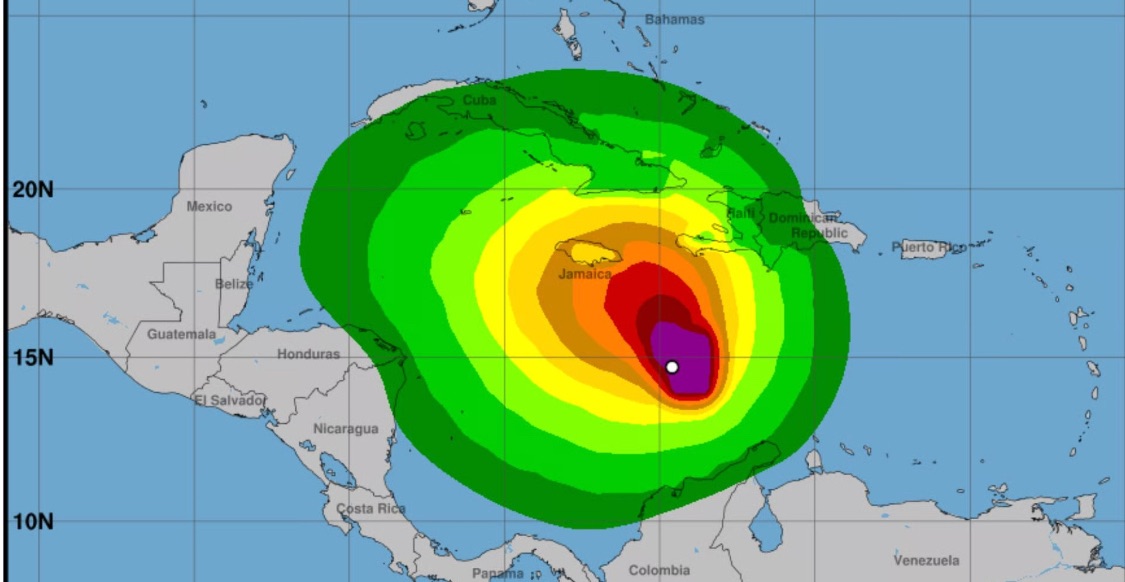 Tormenta Melissa podría alcanzar categoría de huracán el viernes en su trayectoria hacia Haití y Jamaica