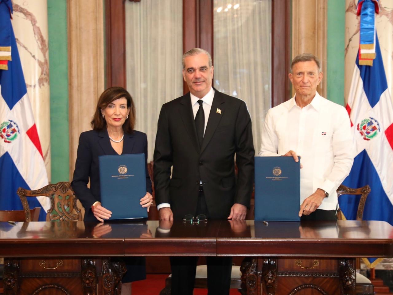 Presidente Abinader y gobernadora Kathy Hochul anuncian un acuerdo histórico para fortalecer lazos económicos y culturales e impulsar la inversión y la innovación entre Nueva York y República Dominicana