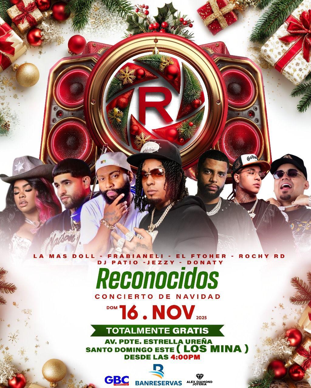 ReconocidosNet realizará segundo gran Concierto Navideño a Los Mina este domingo 16