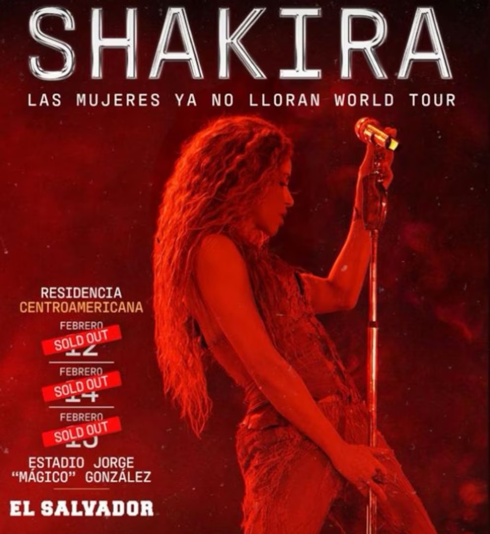 Shakira hace historia con su residencia en Centroamérica: agota fechas en menos de 24 horas