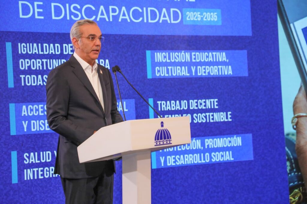 Abinader presenta Plan Nacional de Discapacidad 2025-2035 para garantizar igualdad de condiciones y oportunidades 1 img 9643