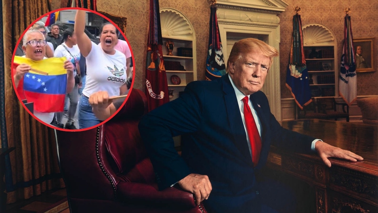 Trump sobre manifestantes que protestan por arresto de Maduro: “Son las personas más feas que he visto”