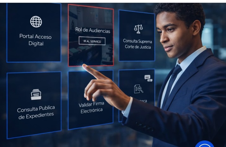 Poder Judicial presenta portal justicia.gob.do como eje de su transformación digital