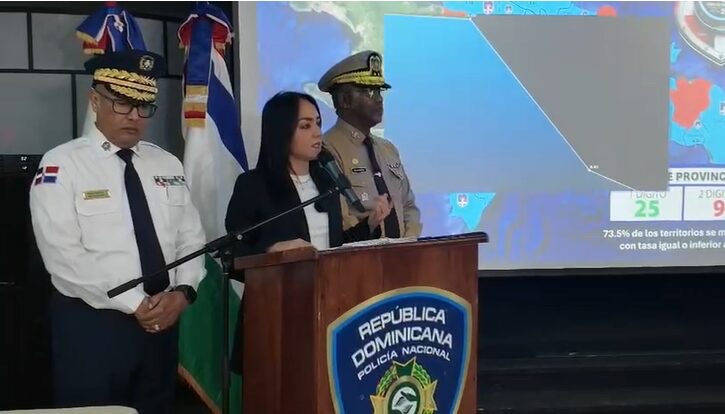 Enero 2026 marca el nivel más bajo de homicidios en años con tasa de 7.33, según Interior y Policía