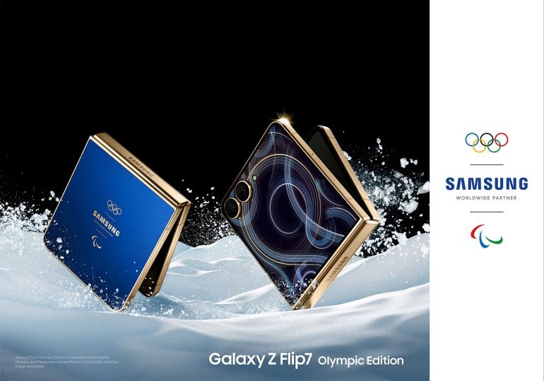 Samsung presenta el modelo exclusivo Galaxy Z Flip7 Olympic Edition, que apoya a los atletas en su trayectoria en Milano-Cortina 2026