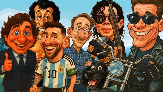 Políticos y figuras públicas se suman al trend de caricaturas creadas con ChatGPT en redes sociales