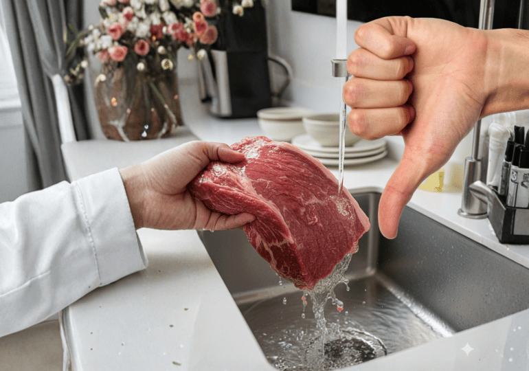 “La carne no se lava”, alerta especialista en higiene e inocuidad alimentaria