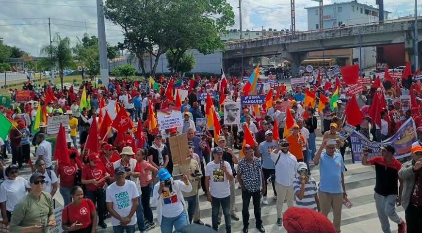 marcha por la soberanía nacional y los derechos del pueblo