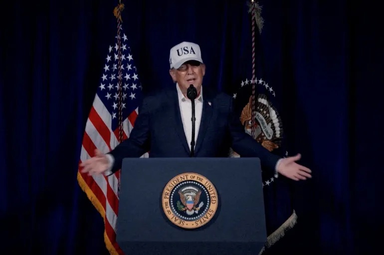 Trump afirma que una transición como la de Venezuela es el “escenario perfecto” para Irán