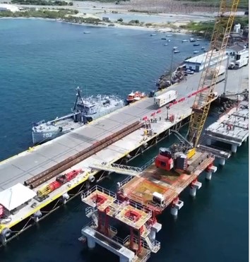 Avanza construcción del Puerto de Manzanillo y se perfila como motor económico para la región Norte