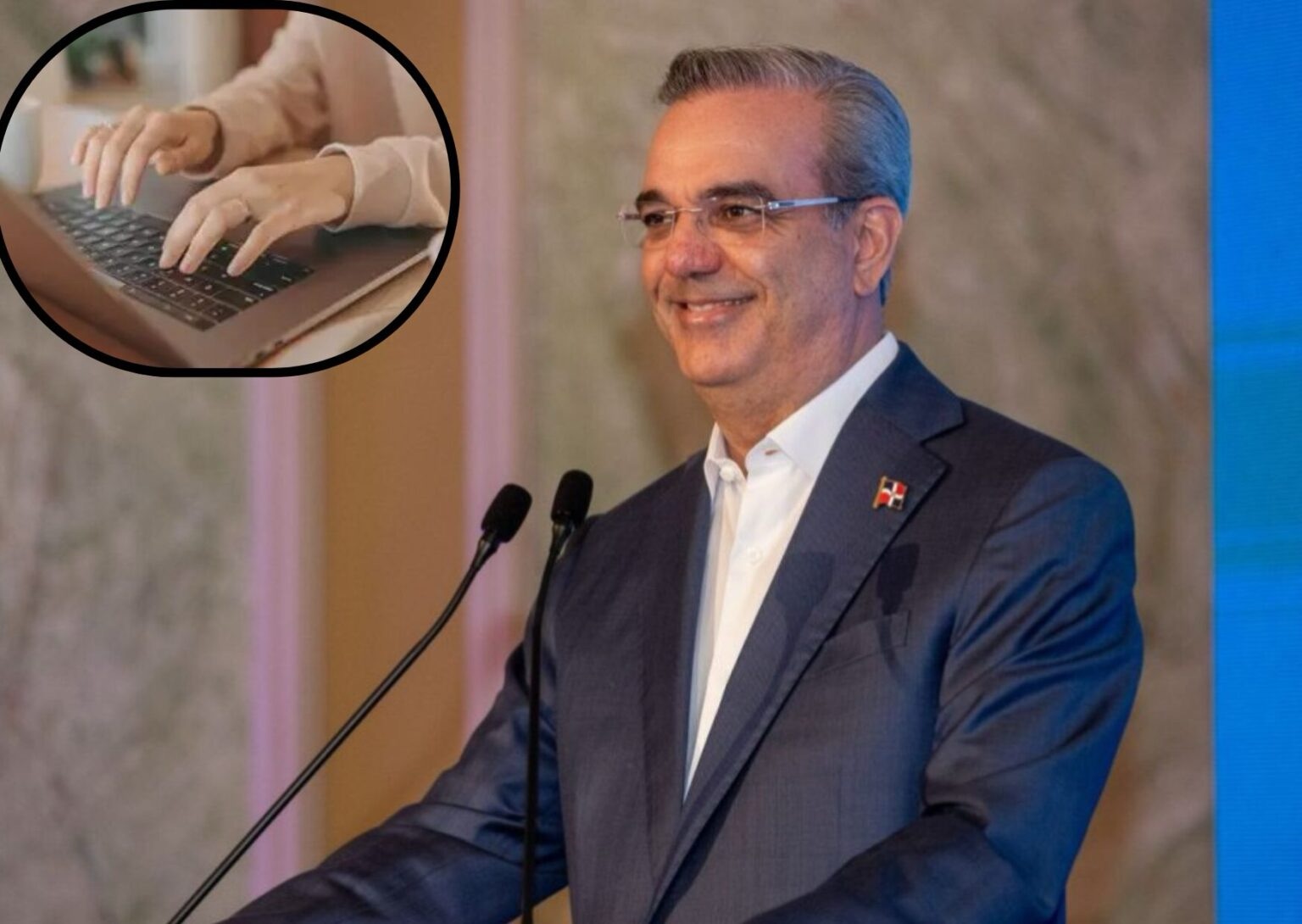 Abinader exhorta a las empresas a adoptar esquemas de trabajo remoto para aliviar presión económica