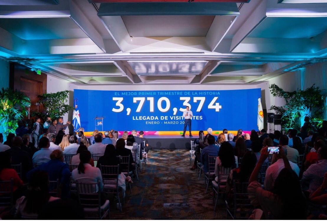 RD recibe más 3,7 millones de visitantes en primer trimestre