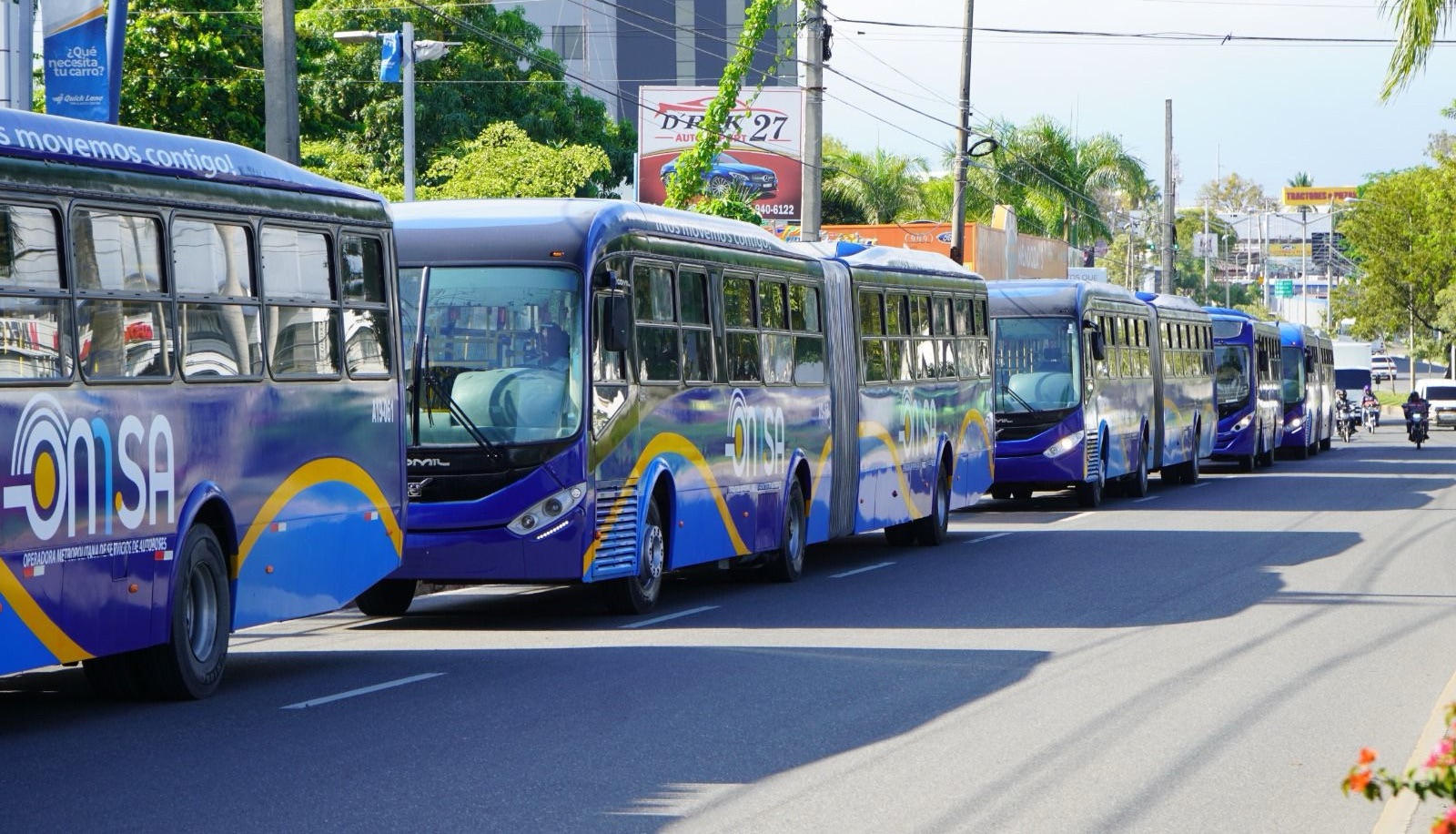 OMSA relanza corredor de la 27 de Febrero con autobuses renovados y 15 días de servicio gratis