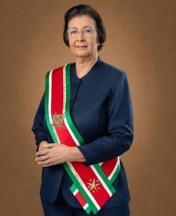 Presidenta de Surinam llegará a República Dominicana este sábado; será recibida por el presidente Luis Abinader en el Palacio Nacional el lunes