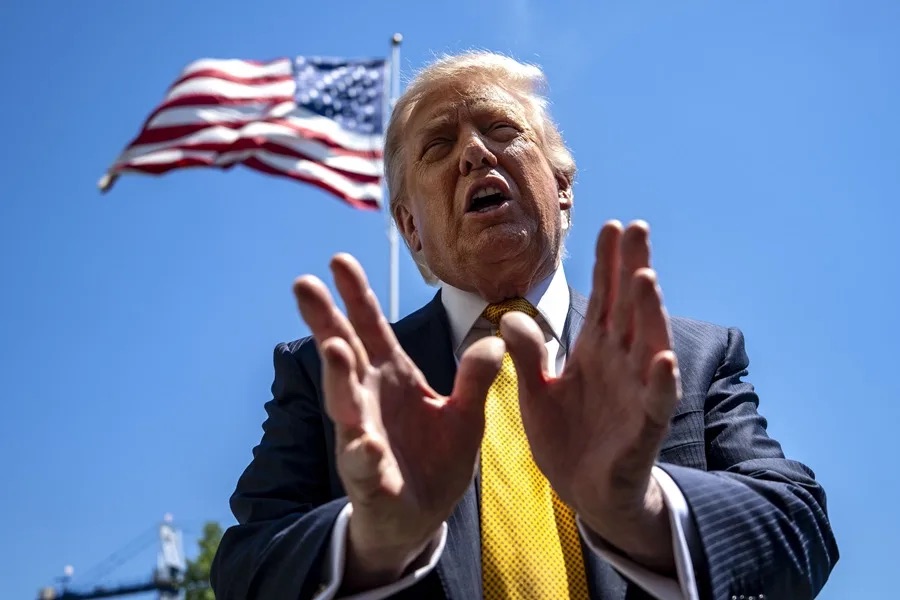 “Estado 51”: Trump comparte una imagen del mapa de Venezuela pintado con la bandera de EE.UU.
