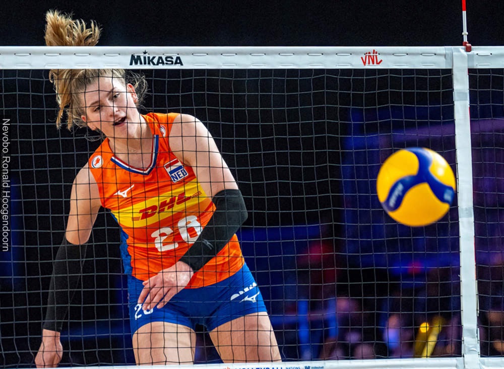 Países Bajos vence 3-0 a Dominicana en VNL