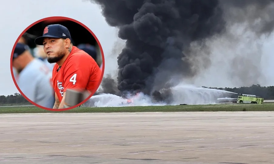 Yadier Molina revela avión accidentado en La Romana iba a recogerlo a él en Texas junto a su familia