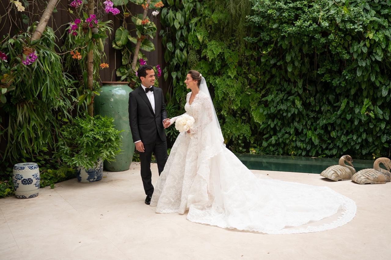 Omar Fernández y Alexia Rubio formalizan su matrimonio ante la Iglesia