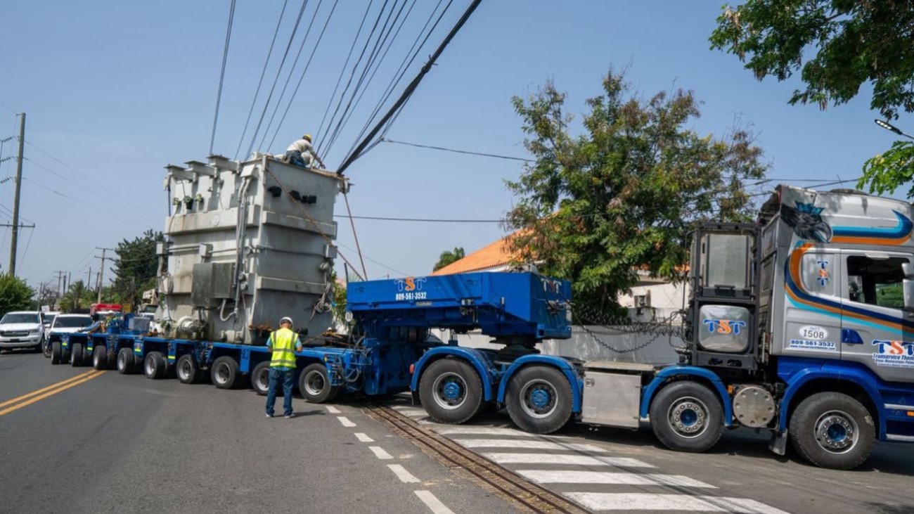 ETED trasladará este sábado un autotransformador de 138/69 kV desde Itabo hacia Boca Chica