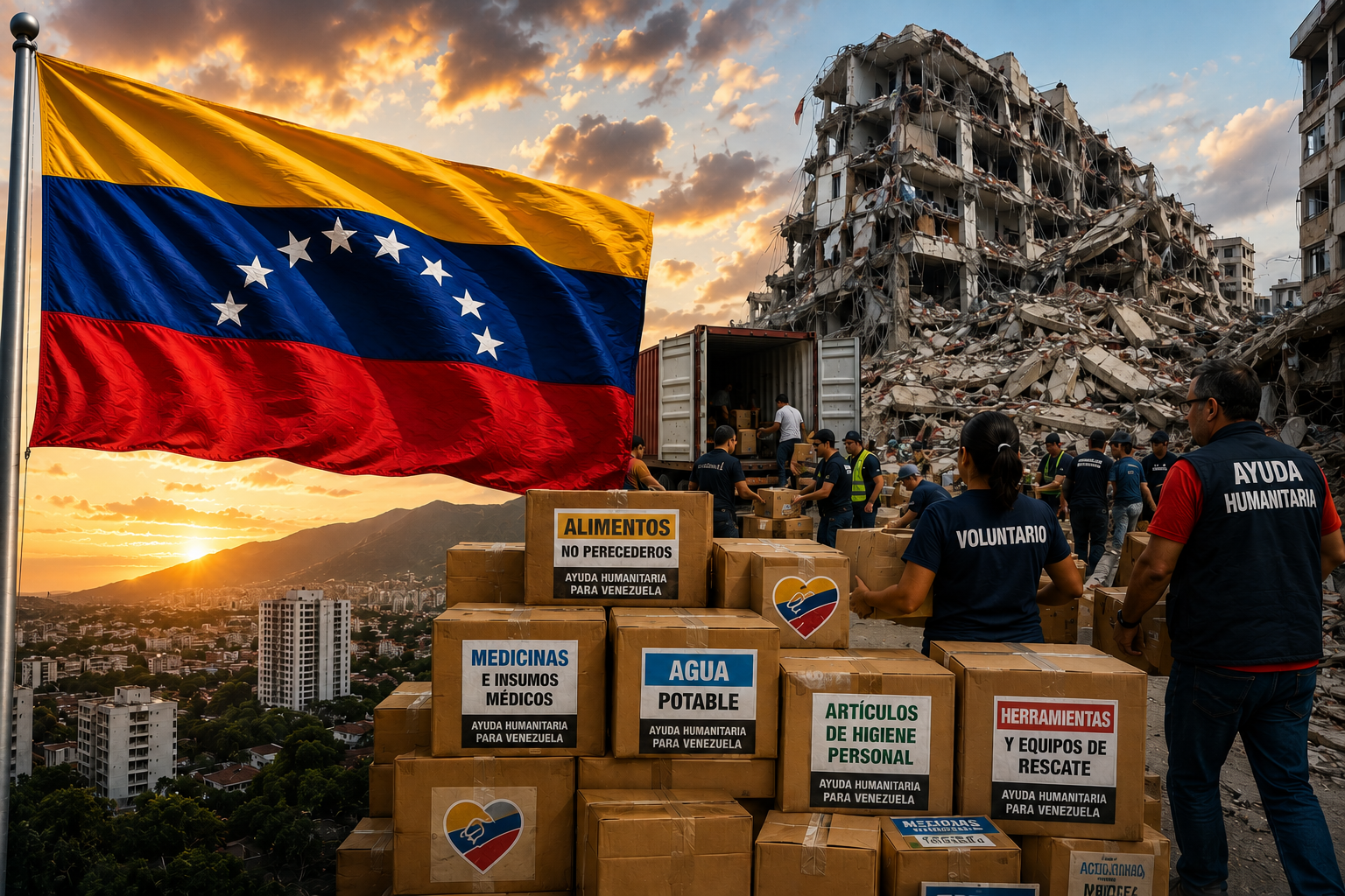 Realizarán este lunes radioteletón “Hoy por Venezuela” para recaudar ayuda humanitaria