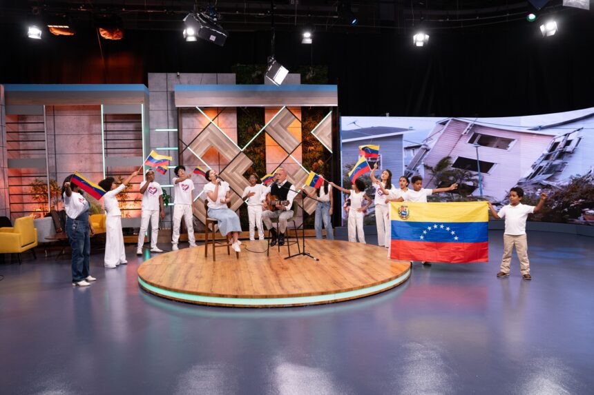 La televisión dominicana se unió por Venezuela en una jornada solidaria sin precedentes