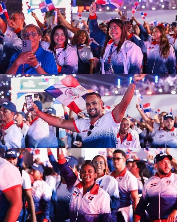 Delegación dominicana desfila con entusiasmo en la inauguración de Santo Domingo 2026