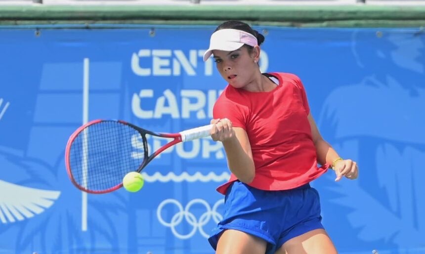 Ana Zamburek avanza a segunda ronda del tenis en los Juegos Centroamericanos y del Caribe Santo Domingo 2026
