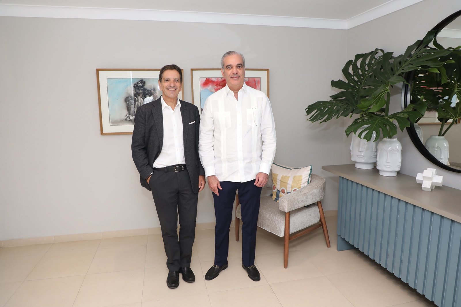 El Presidente de Google Cloud para América Latina realiza visita de cortesía al Presidente de la República Dominicana