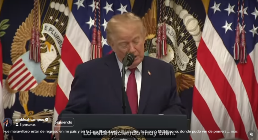Trump destaca labor de Leah Campos y revela respaldo de Abinader