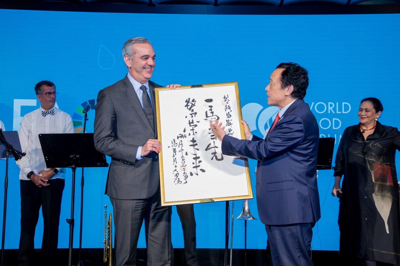 En cierre de Foro Mundial de la Alimentación, director general de la FAO, Qu Dongyu reconoce al presidente Abinader por sacar a la República Dominicana del Mapa del Hambre